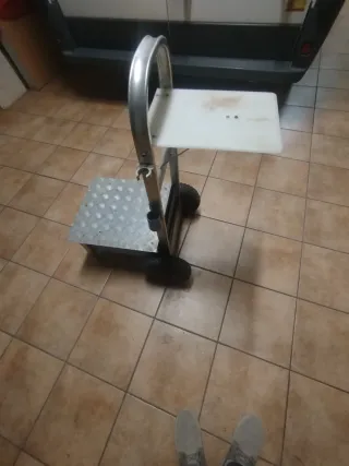 Carro de pesca pará la playa