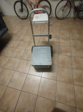 Carro de pesca pará la playa