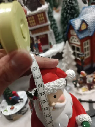 Papá Noel con estrella luminosa