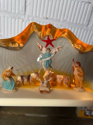 DIORAMA PESEBRE RESINA. AÑOS 70. A ESTRENAR