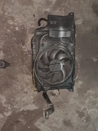 Radiador y electroventilador Peugeot 206