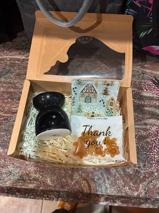 Caja regalo wax melt galletas jengibre