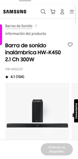 Samsung TV 55 + Barra Sonido