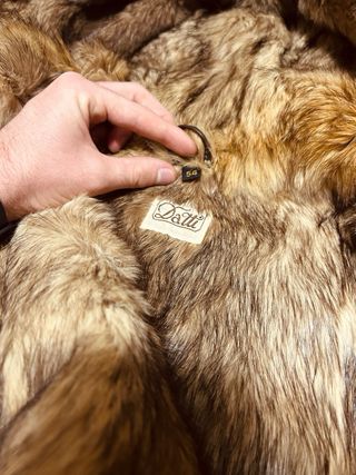 Giacca in pelle foderata in pelliccia