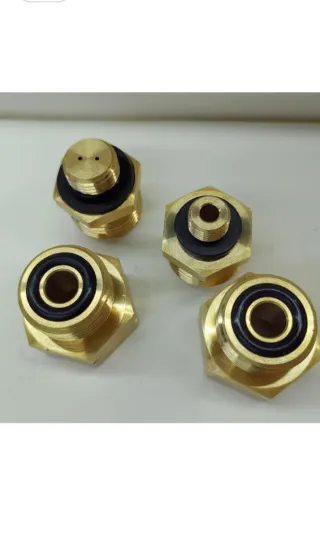Adaptador de Gas Latón