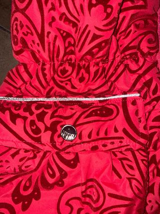 Anorak Desigual estampado fúcsia