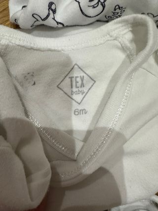 Lote bodies manga larga 3-6 meses 68 cm