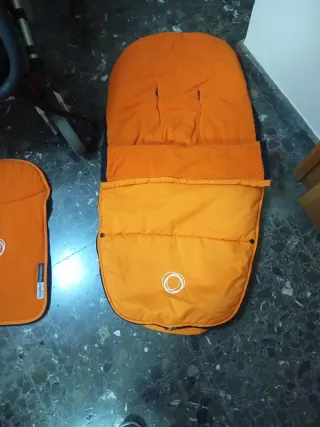 Fundas polares naranjas del bugabo más saco invier