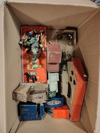 Figuras Belén Nacimiento LOTE COMPLETO 2 CAJAS