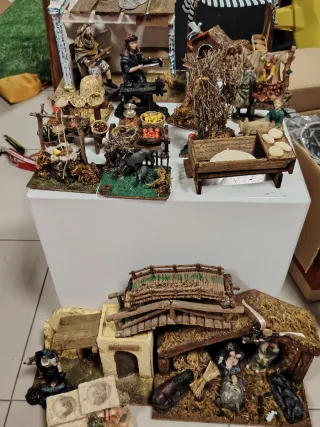 Figuras Belén Nacimiento LOTE COMPLETO 2 CAJAS