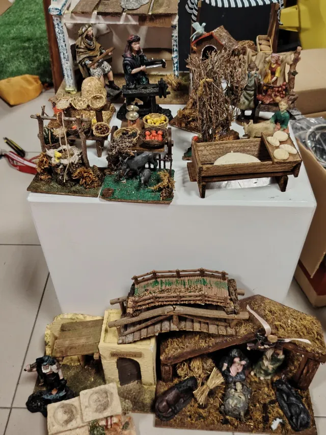 Figuras Belén Nacimiento LOTE COMPLETO 2 CAJAS