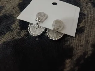 Orecchini vintage stile cameo