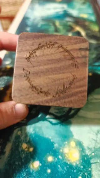 Caja de madera El Señor de los Anillos