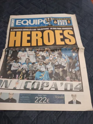Periódicos y recortes del Real zaragoza