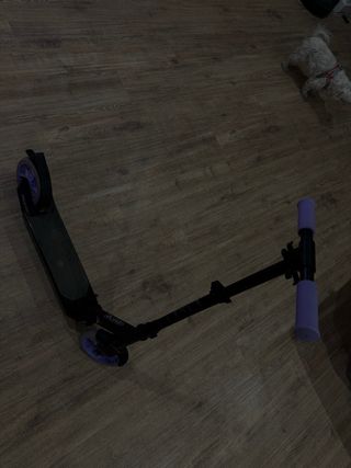 Patinete Oxelo lila y negro