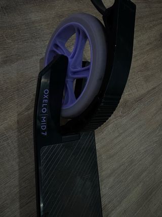 Patinete Oxelo lila y negro
