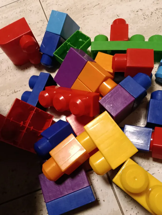 Lote Juguetes Bebé Bloques Construcción