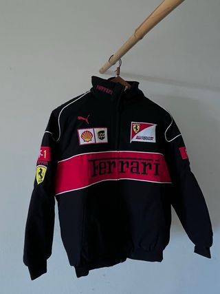 Chaqueta Ferrari Black Retro