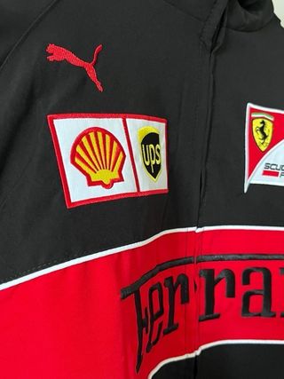 Chaqueta Ferrari Black Retro