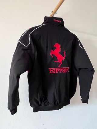 Chaqueta Ferrari Black Retro
