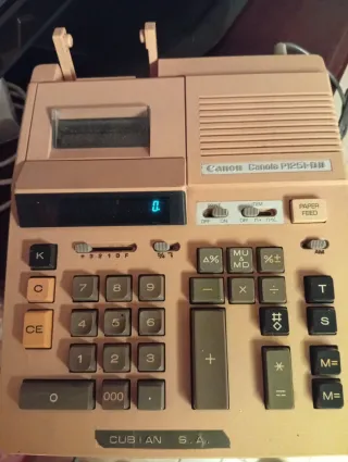 Calculadora Canon Candia P1251-00 Vintage
