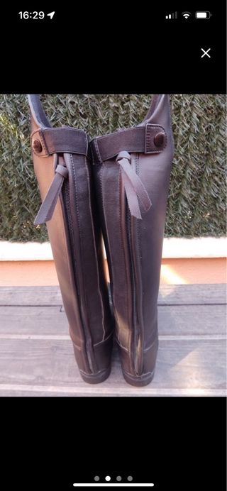 Botas Equitación Mountain Horse Cuero Negro