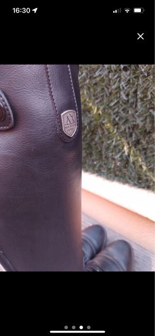 Botas Equitación Mountain Horse Cuero Negro