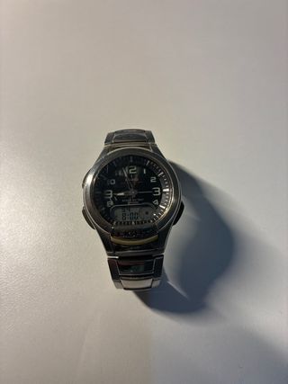 Reloj Casio Analógico-Digital Plata
