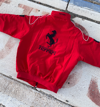 Chaqueta Bomber Ferrari F1 Retro Unisex Vintage