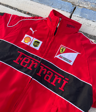 Chaqueta Bomber Ferrari F1 Retro Unisex Vintage