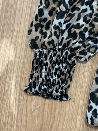 Blusón estampado animal print