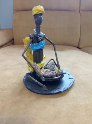 Muñecos étnicos artesanales de papel