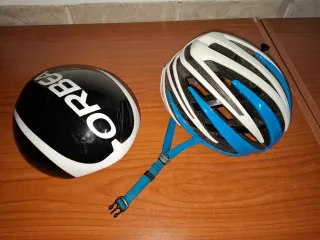 Casco de bici Orbea blanco y negro Talla M