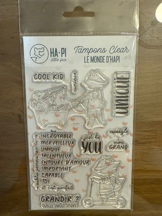 Sellos Ha-pi little fox - Tampons Clear Scrapbooki