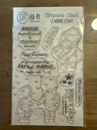 Sellos Ha-pi little fox - Tampons Clear Scrapbooki