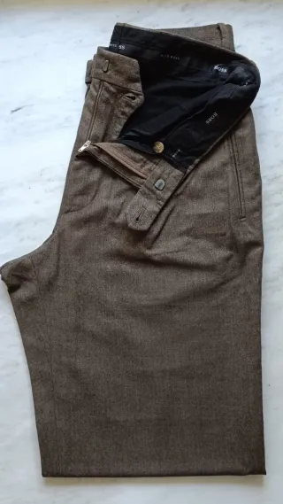 Pantaloni Uomo Lana Hugo Boss