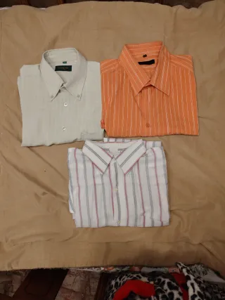 Lote 3 Camisas Hombre manga corta