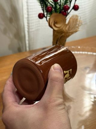 Taza cerámica para gluhwein Feliz Navidad Madrid