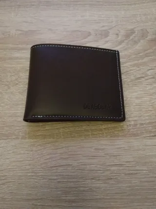 Cartera tarjetero marrón