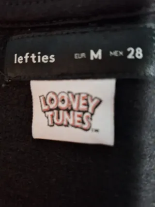 Sudadera Looney , gris oscuro casi negro. Unisex.