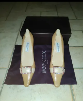 Scarpe Jimmy Choo Beige Multicolor