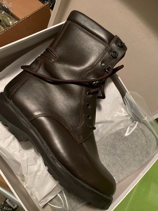 Anfibi uomo in pelle, taglia 44