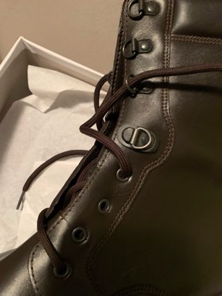 Anfibi uomo in pelle, taglia 44