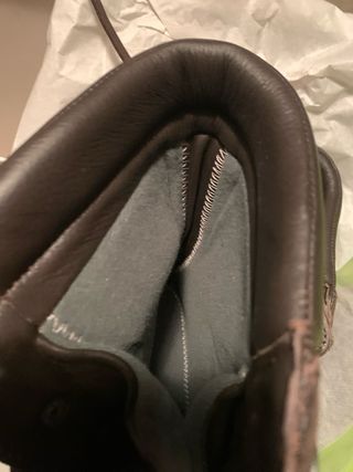 Anfibi uomo in pelle, taglia 44