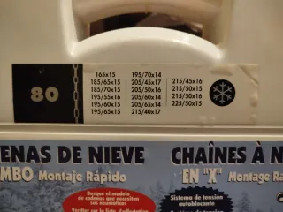 Cadenas de Nieve Rombo X Talla 80