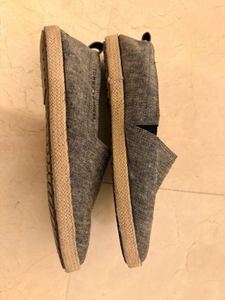 Alpargatas Tommy Hilfiger grises talla 44