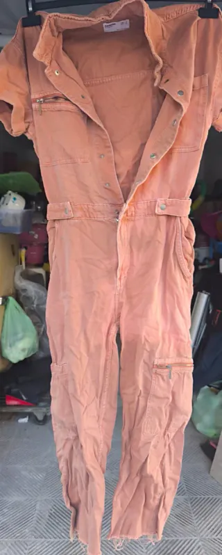 Tuta intera Bershka arancione taglia S