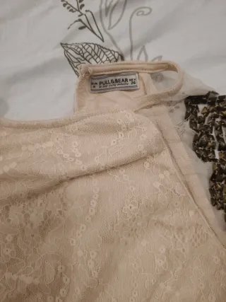 Vestido fiesta encaje Pull&Bear S