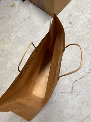 Bolsa Papel Kraft con Asas 115g/m2