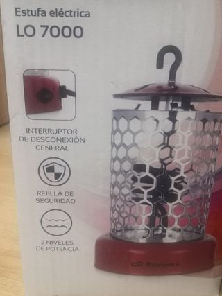 Estufa eléctrica Orbegozo LO 7000 400W